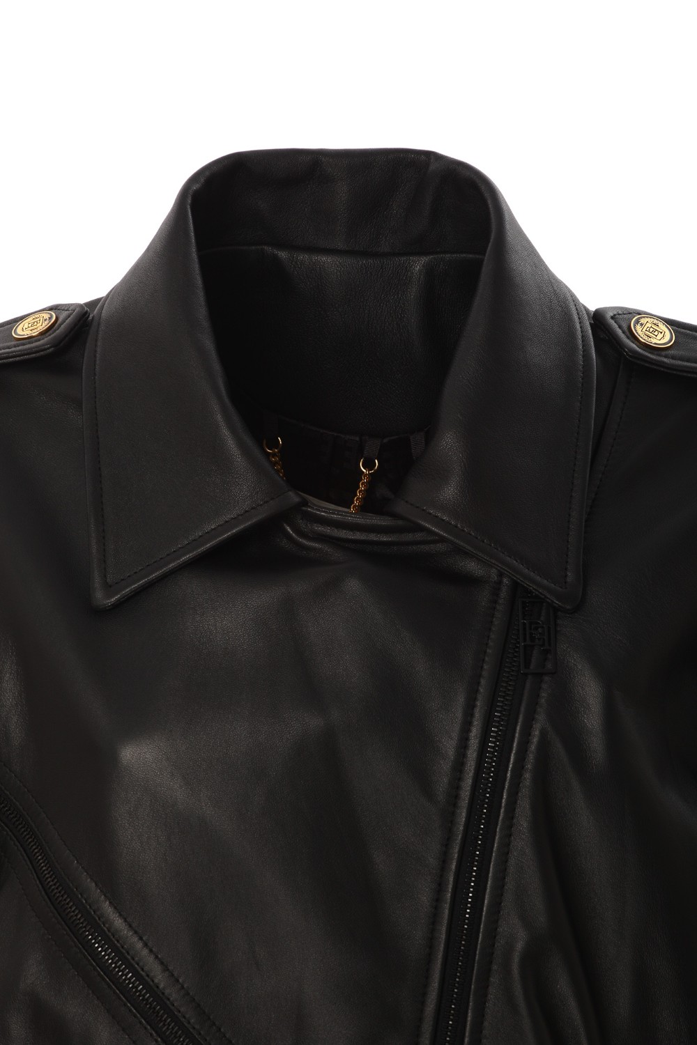 shop ELISABETTA FRANCHI Saldi Giacca: Elisabetta Franchi giacca biker over in pelle effetto used.
Fodera in raso monogram
Zip, bottoni e accessorio in metallo silver
Composizione: 100% Pelle.
Vestibilità: over.
Made in Italy.. GD42Z46E2-110 number 7008175